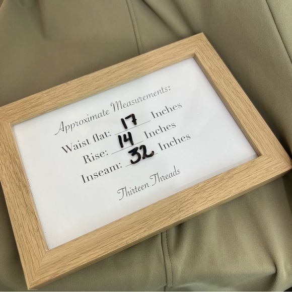 Old Navy Green Pleated Go-Dry Powersoft Pants - Picture 7 of 7